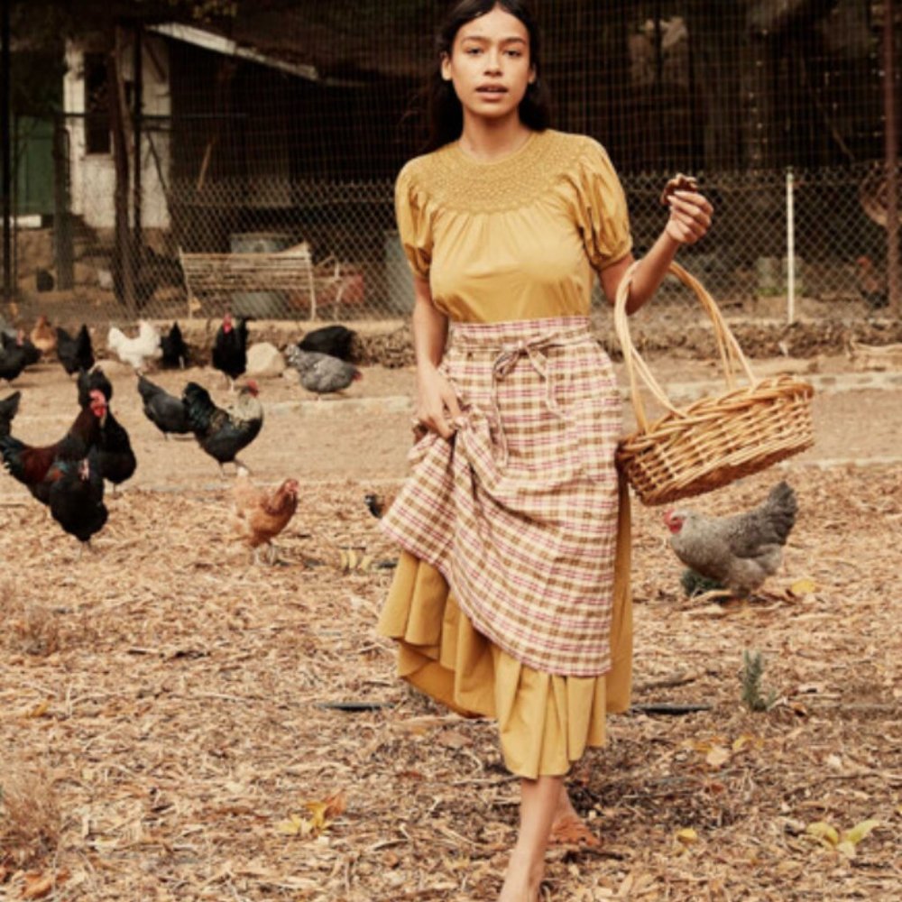 Doen GILDA DRESS -- Yellow